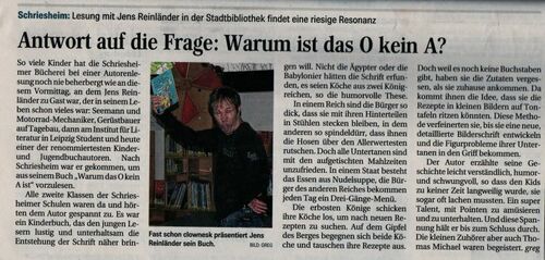 Jens Reinländer im MM vom 22.11.08